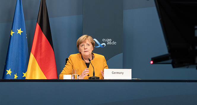 Almanya Başbakanı Merkel’den Covid-19’u yenmek için küresel eylem çağrısı