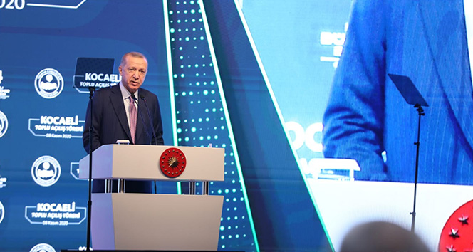 Cumhurbaşkanı Erdoğan toplu açılış törenine katıldı