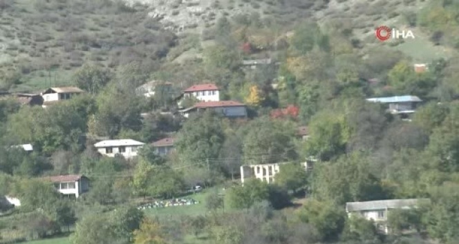 Ermenistan işgalinden kurtarılan Hocavend bölgesindeki köyler görüntülendi