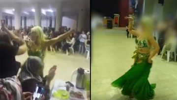 Okulda dansözlü eğlence açıklaması: Çalgıcı hanımın kızı…