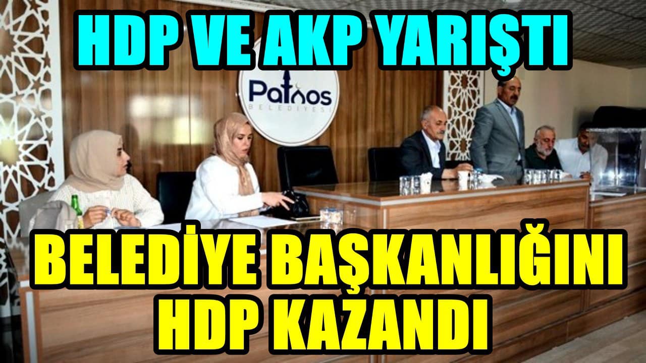 AKP ve HDP yarıştı: Beldiye başkanlığını HDP kazandı